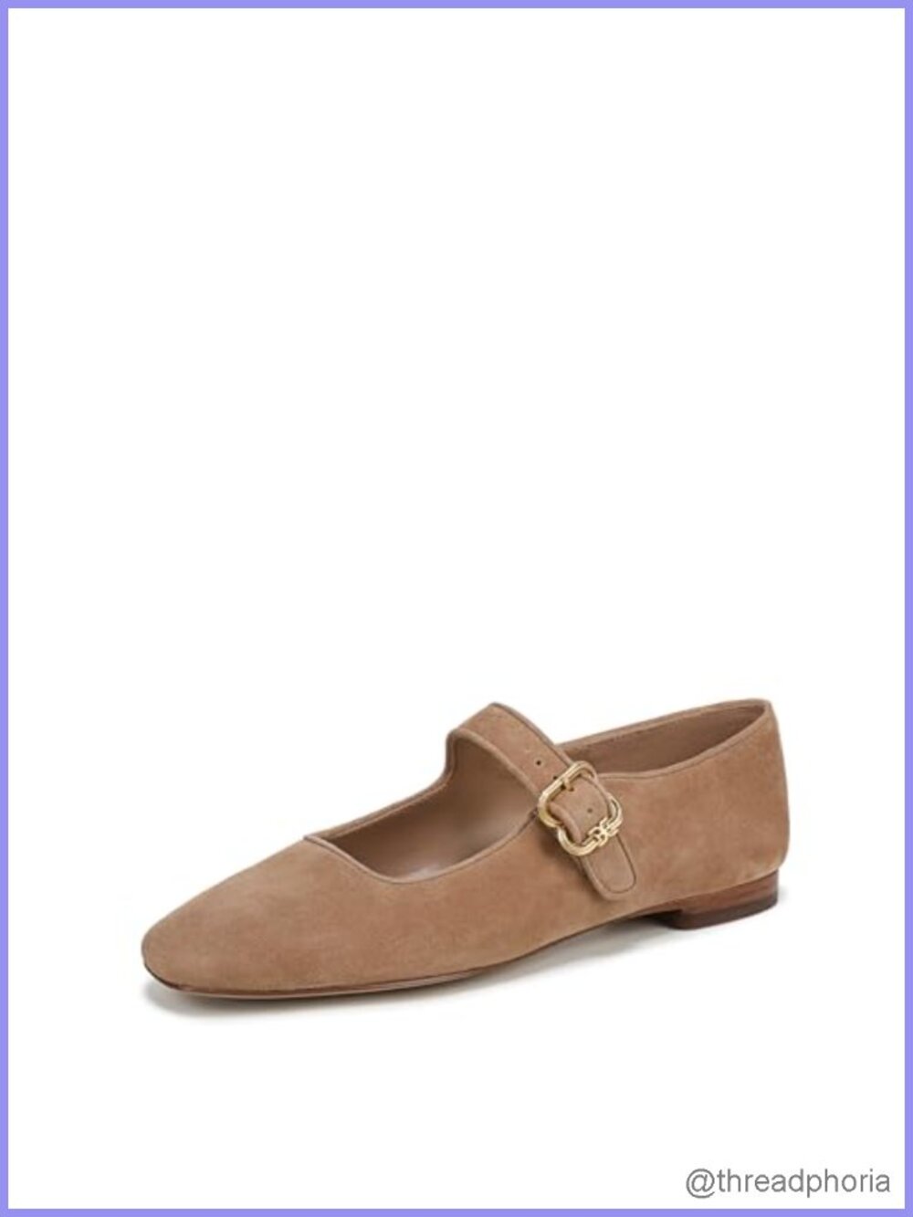 Sam Edelman Michaela Mesh Ballet Flats Squared Toe Buckle Casual Work